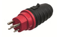 STEFFEN STEKO TPE-Stecker T25 IP55 grau/rot