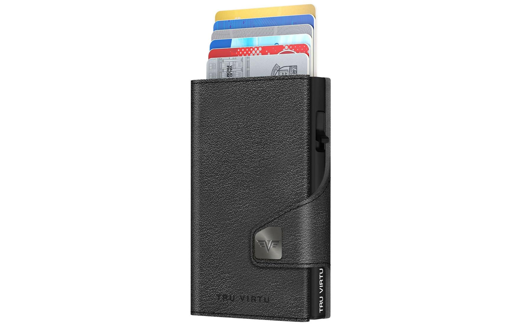 Tru Virtu Click & Slide Classic Wallet nappa black / black