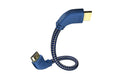 in-akustik Premium High Speed HDMI with Ethernet 90°, Blue/Silver, 3,0m