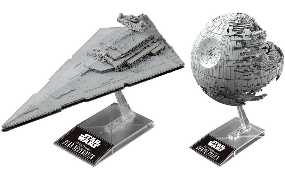 Revell Bandai Death Star II Bausatz + Star Destroyer