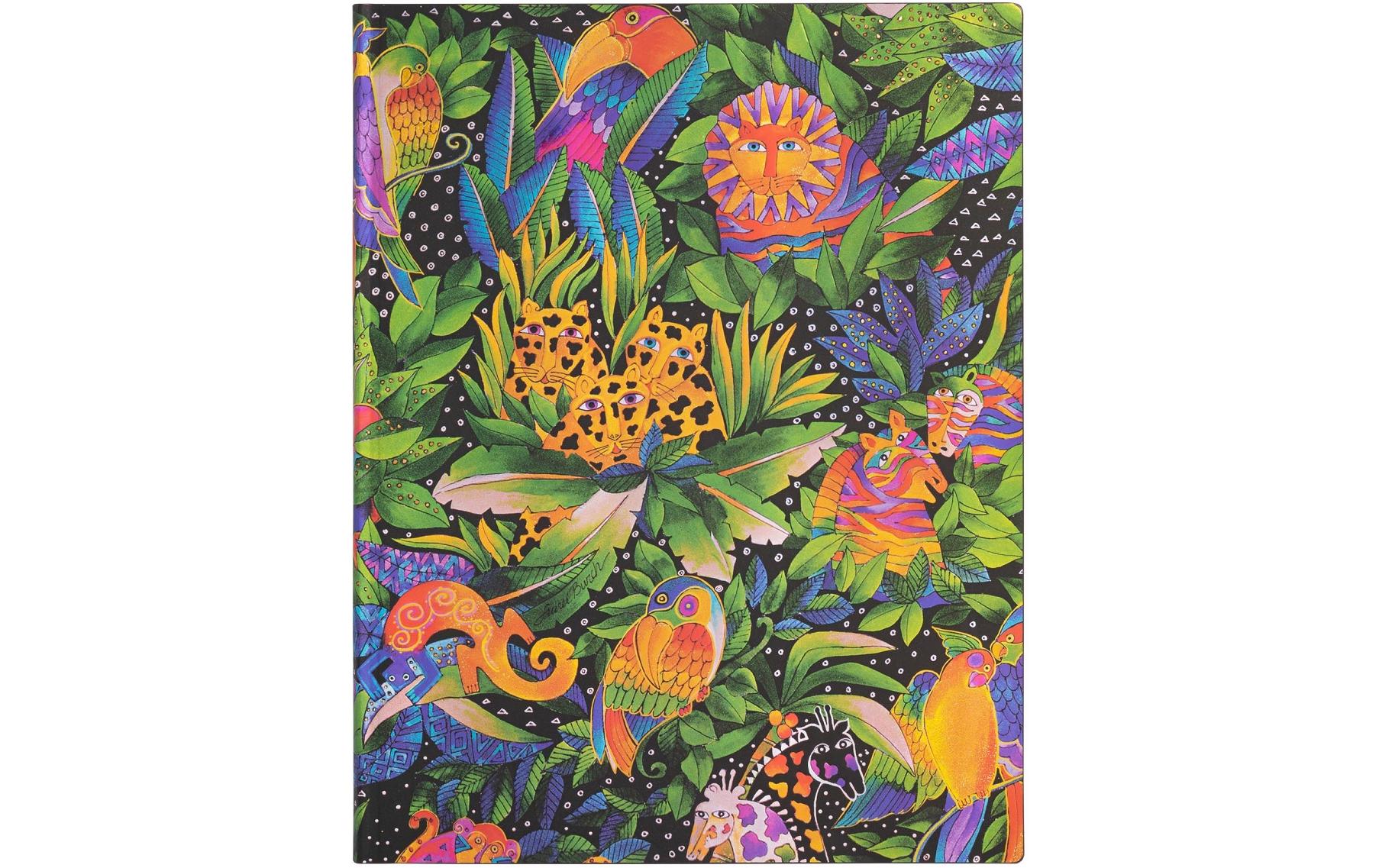 Paperblanks Notizbuch Flexis Jungle Song Ultra, liniert, 176 Seiten