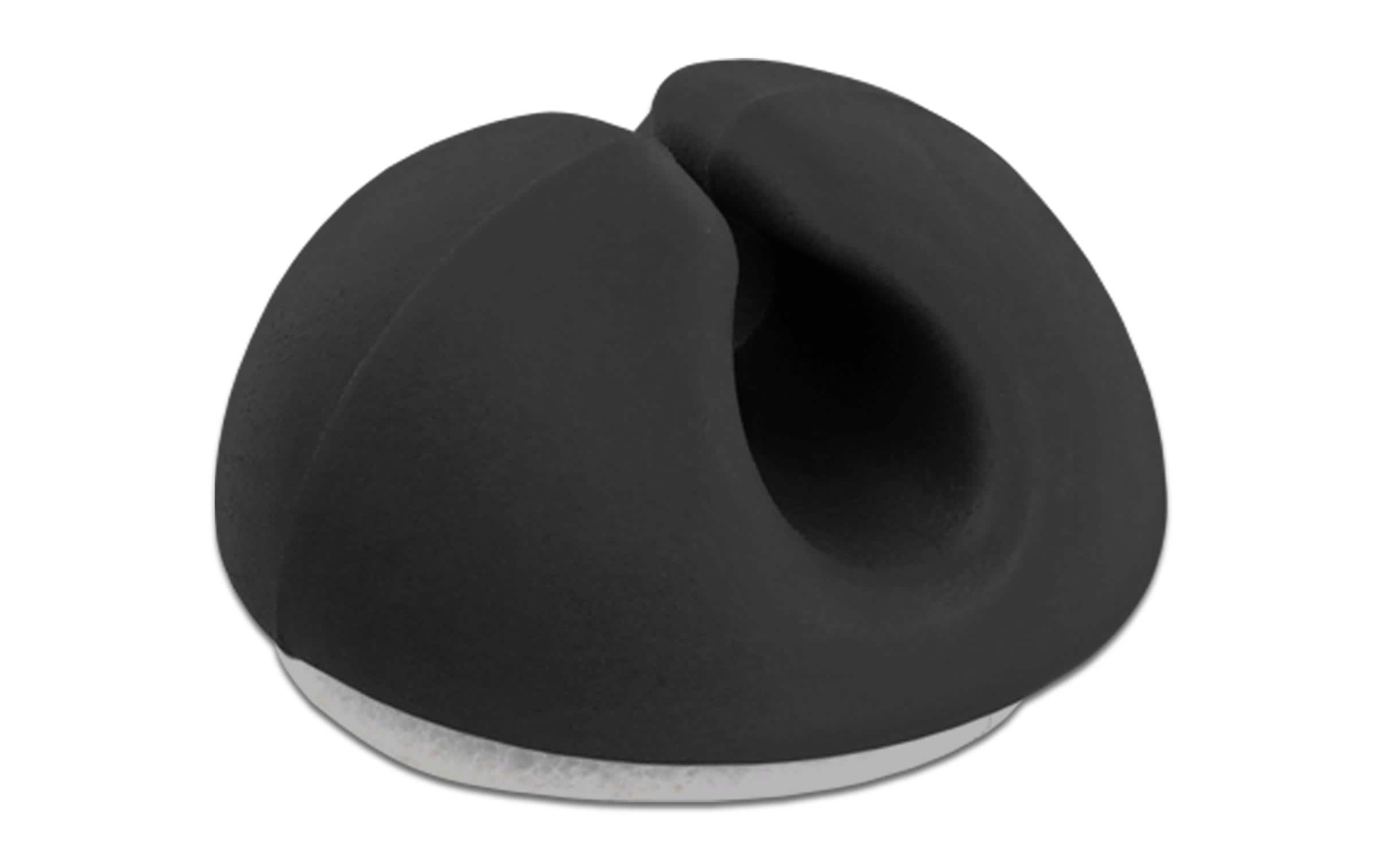 Delock Kabelhalter, TPR, selbstkl. 10 Stück, schwarz, D. 3 mm