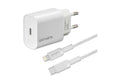 4smarts Wall Charger VoltPlug PD 20W+Kabel mit 1,5m Lightning Kabel