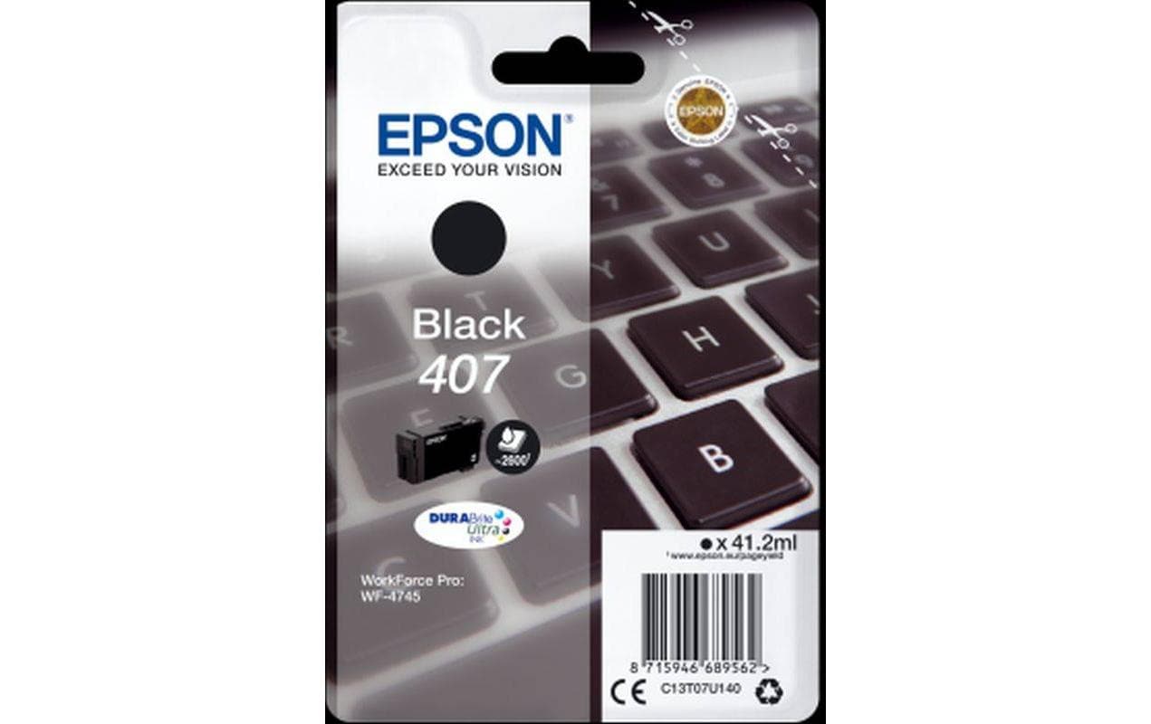 Tinte Epson C13T07U140 Black 2600 Seiten, zu WF-4745