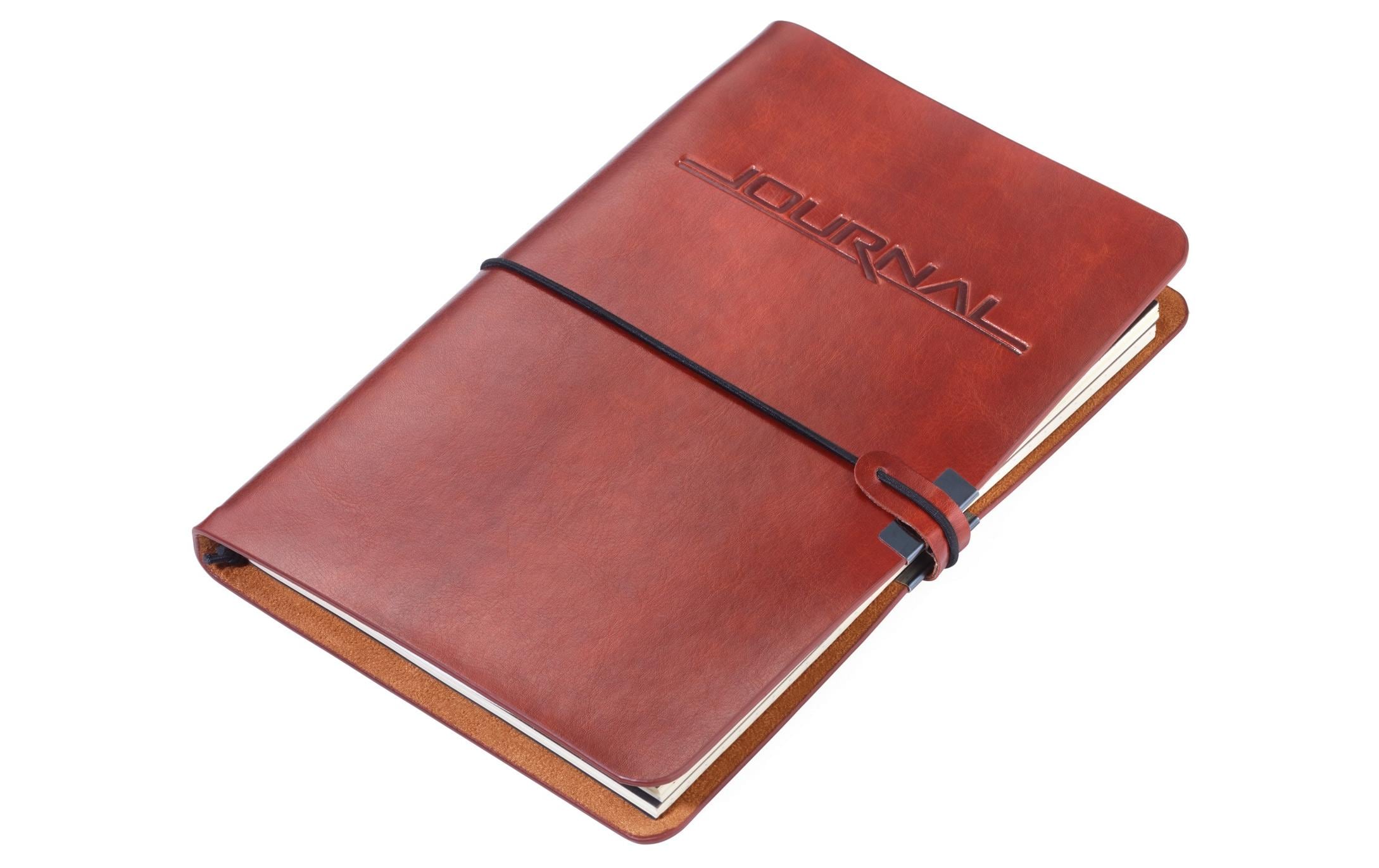 TROIKA Notizbuch Bullet Journal A5, braun, 2 Stück