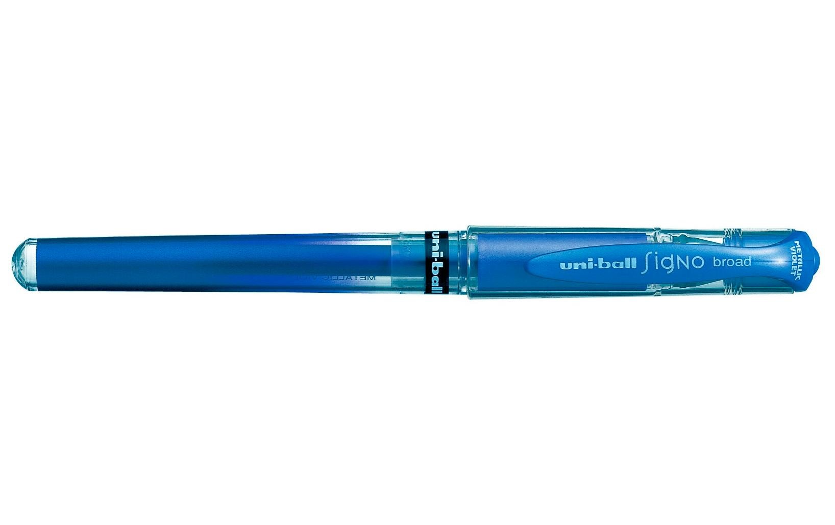 UNIBALL SIGNO Broad Gel-Roller 1mm, metallic blau