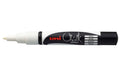 UNI CHALK Kreidemarker PWE-3.MS Rundspitze 0.9-1.3mm, weiss