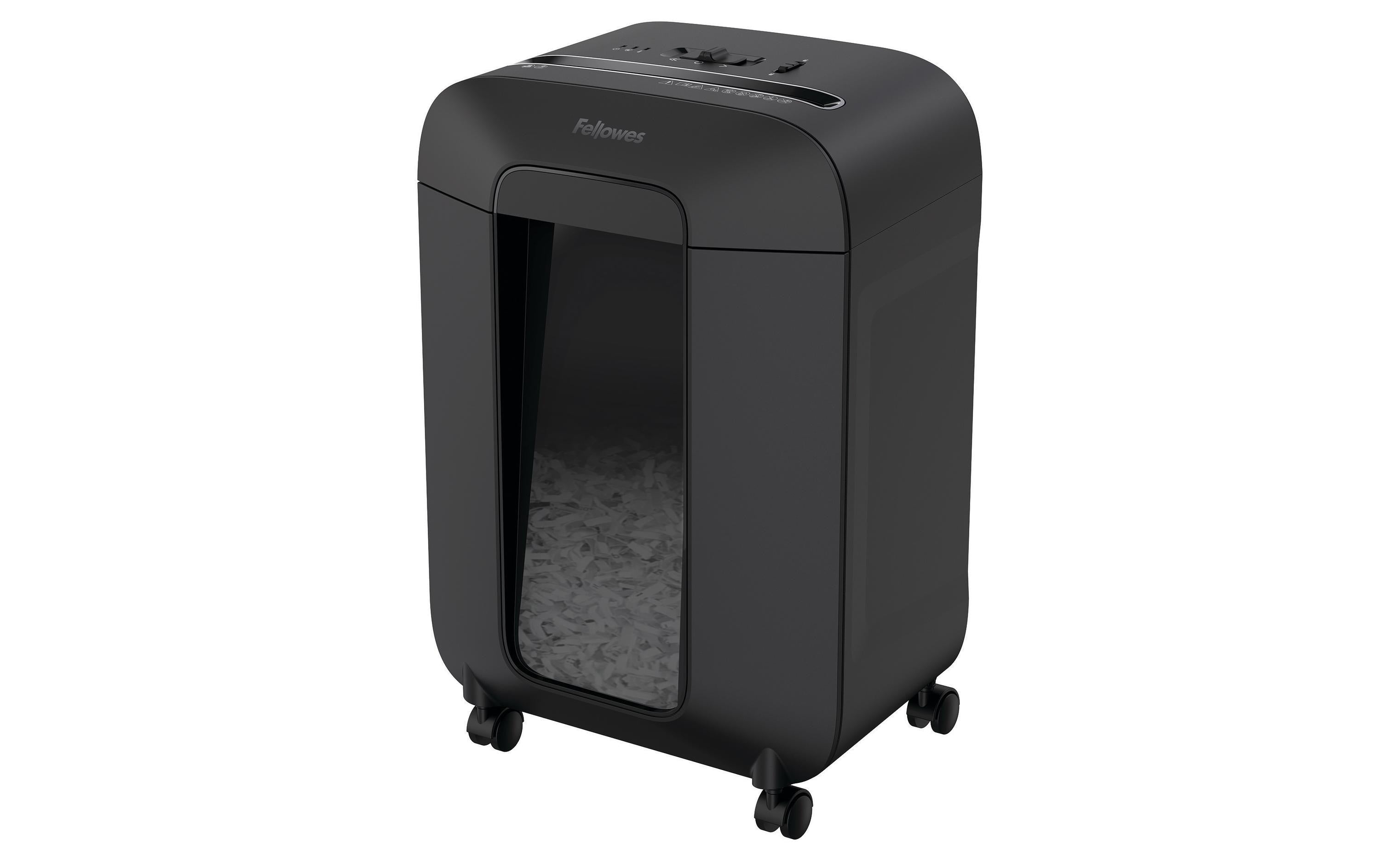 Fellowes Aktenvernichter LX85 schwarz 12 Blatt, 19 Liter, Microschnitt