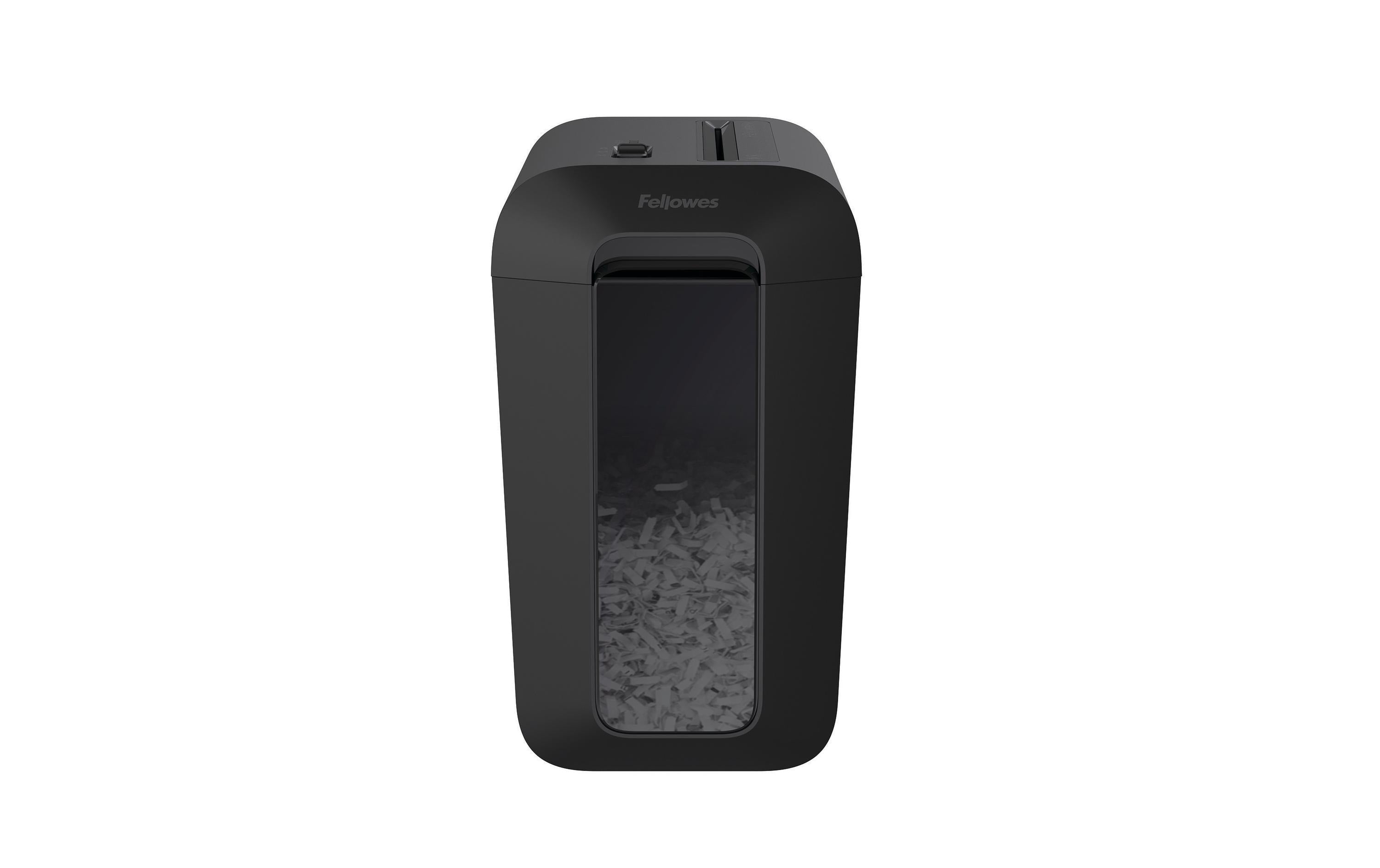 Fellowes Aktenvernichter LX65 schwarz 10 Blatt, 22 Liter, Microschnitt