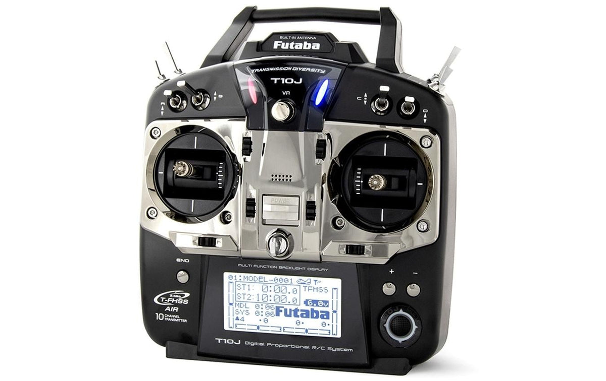 Futaba Handsender T10J-R3008SB 2.4GHz Set für Flugzeug und Heli, 10-Kanal