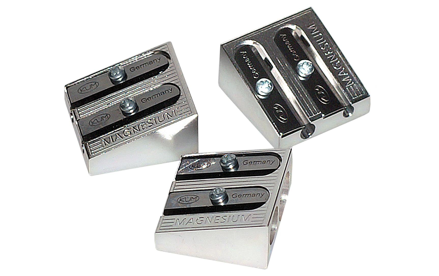 Wedo Doppelspitzer Farbe: Silber, Metall, 8 und 11 mm
