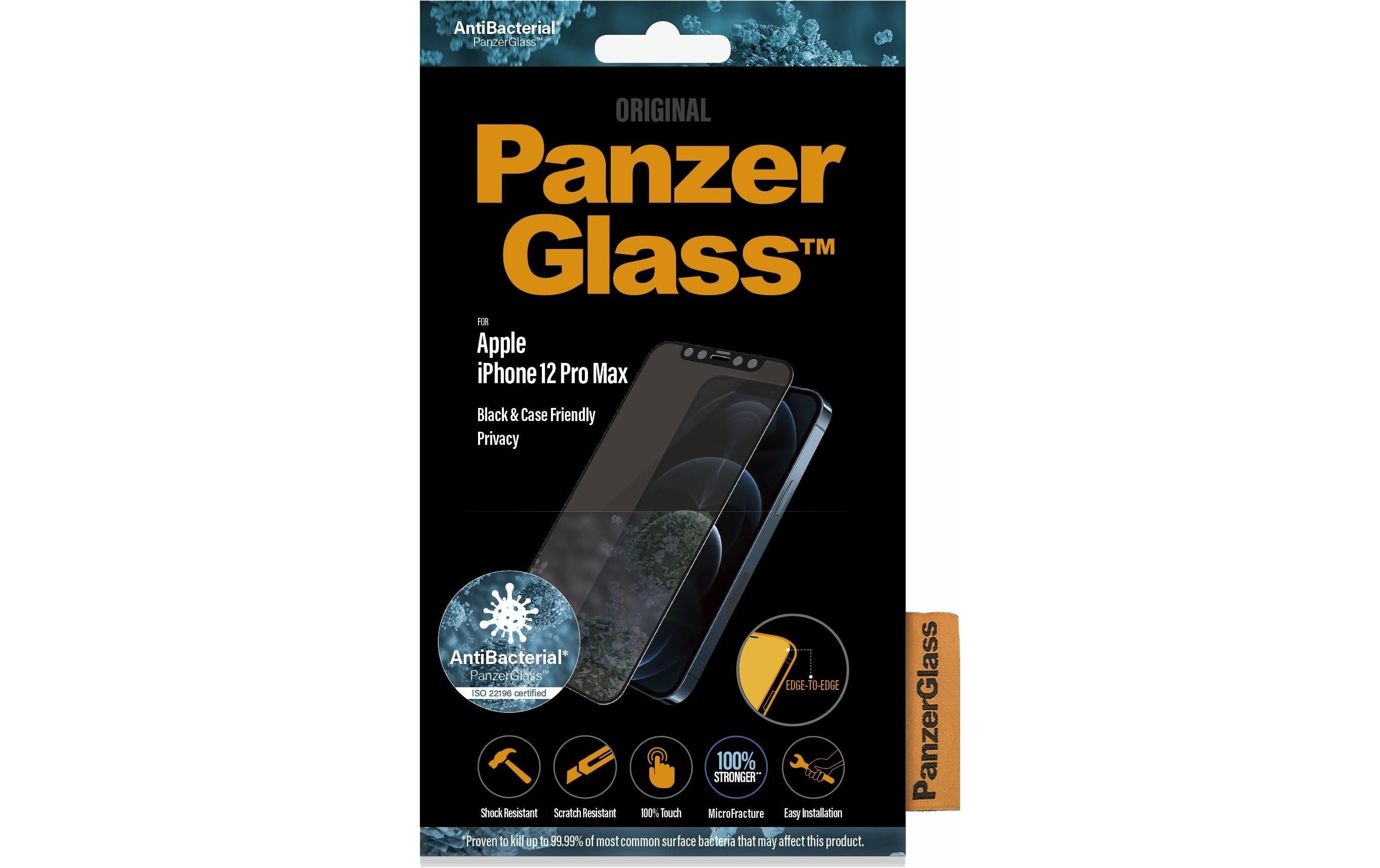PanzerGlass Privacy, CF, AB iPhone 12 Pro Max