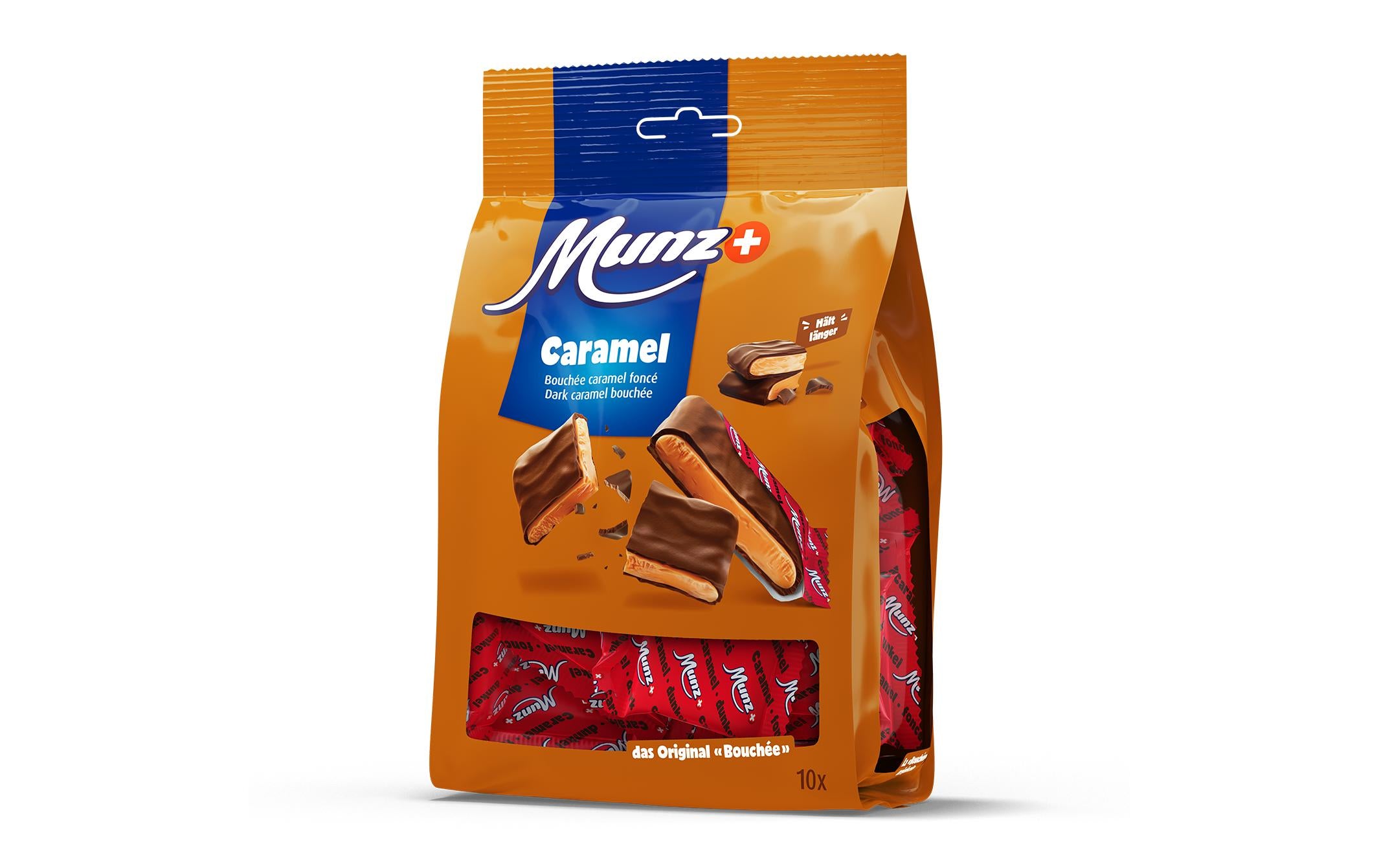 Munz Caramel dunkel Beutel 190g