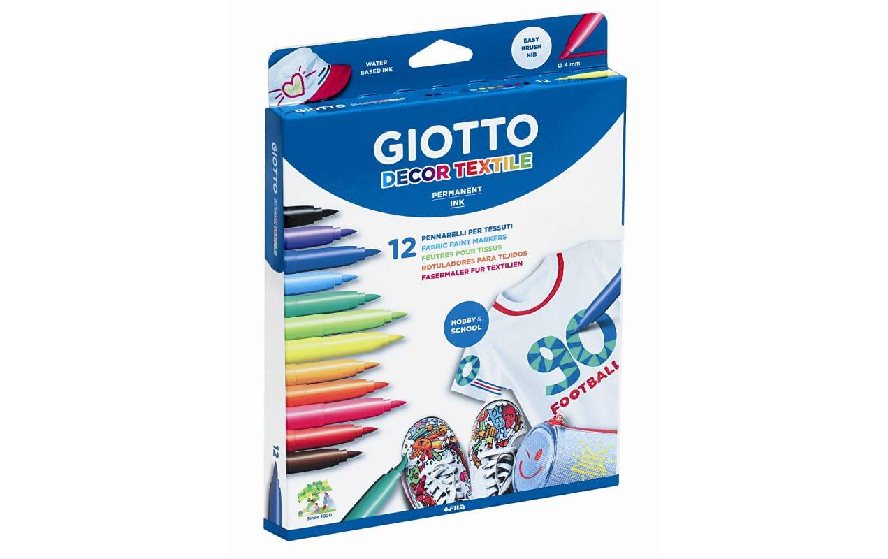 Giotto Textilstifte 12 Stück