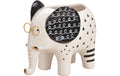 G. Wurm Blumentopf Elefant Keramik, (B/H/T) 16x13x11cm
