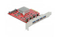 Delock 90481 PCI Express x4 Karte extern 4x Type-A 10 Gbps (3.2 Gen 2)