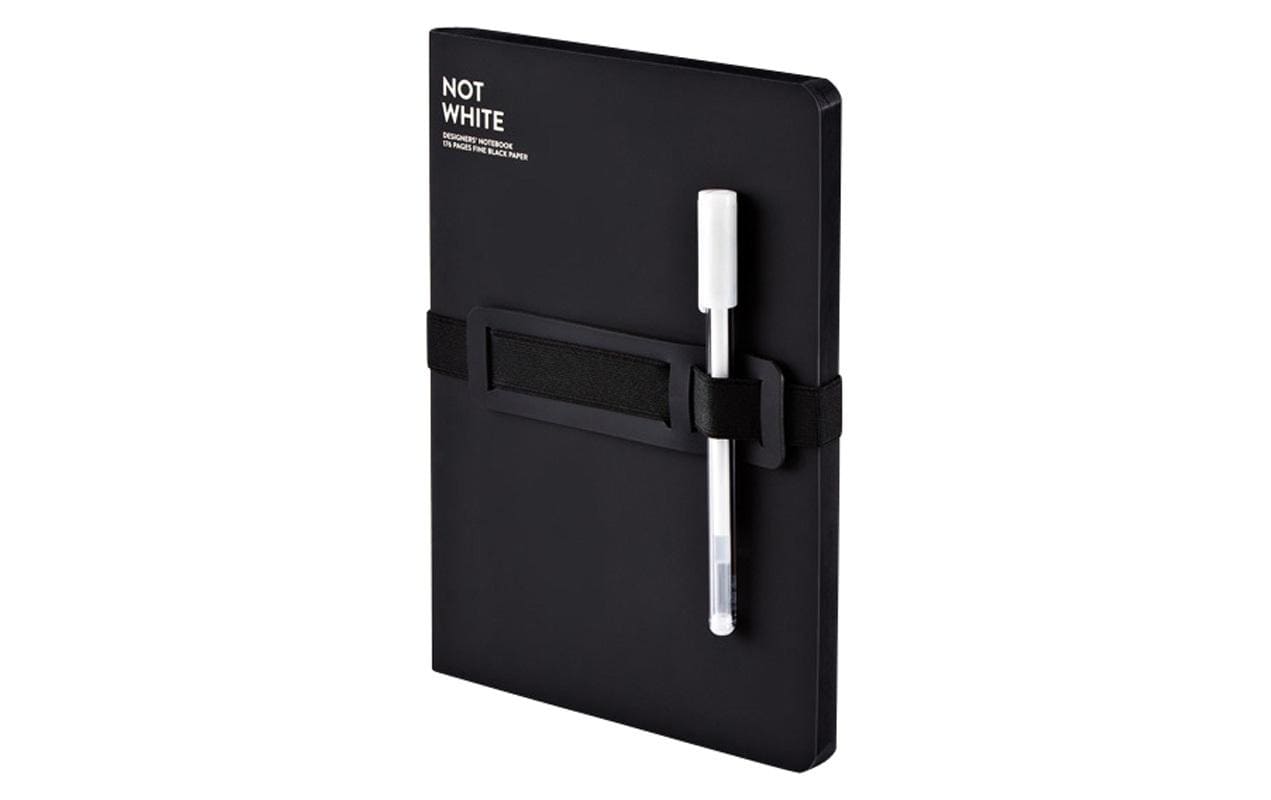 nuuna Notizbuch, NOT WHITE L LIGHT BLACK