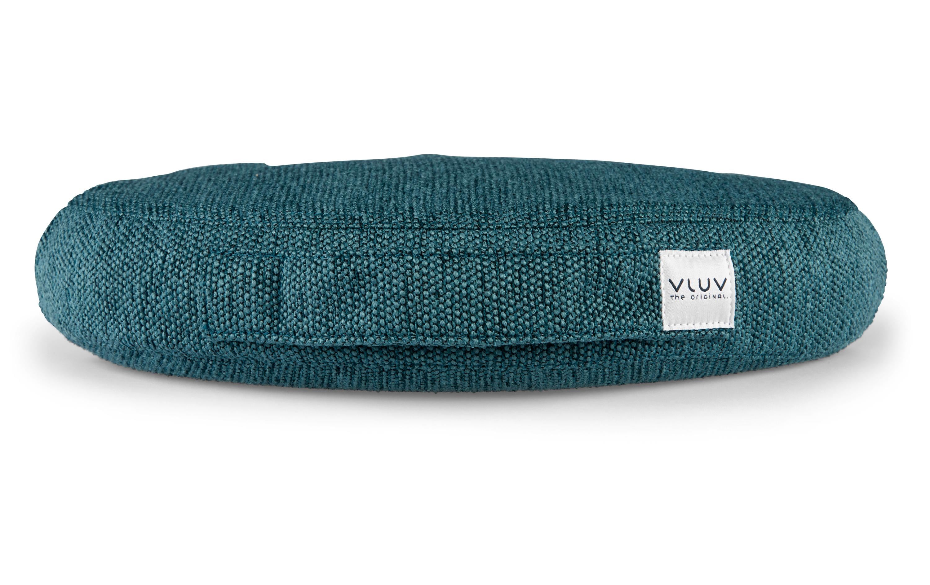 Vluv Stov Balancekissen Petrol, Ø 36cm, Höhe 6cm