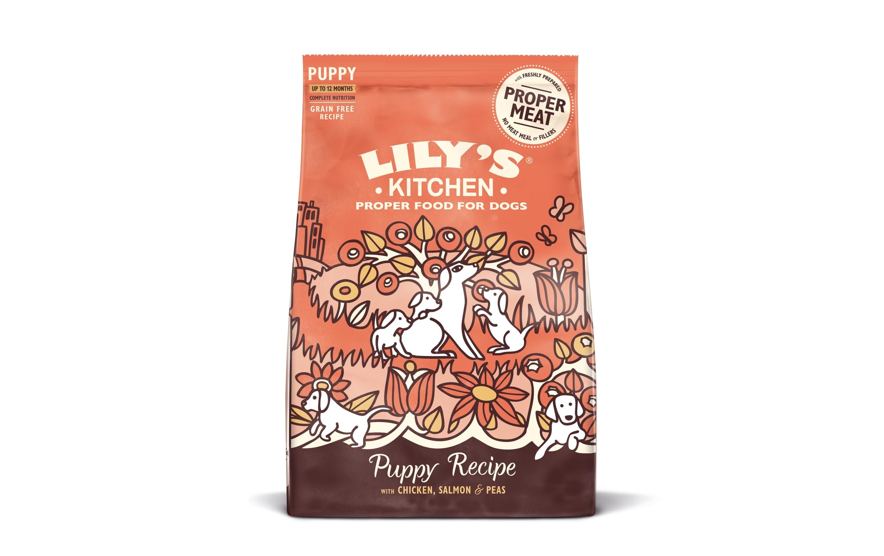 Lilys Kitchen Trockenfutter Puppy Huhn und Lachs, 7kg