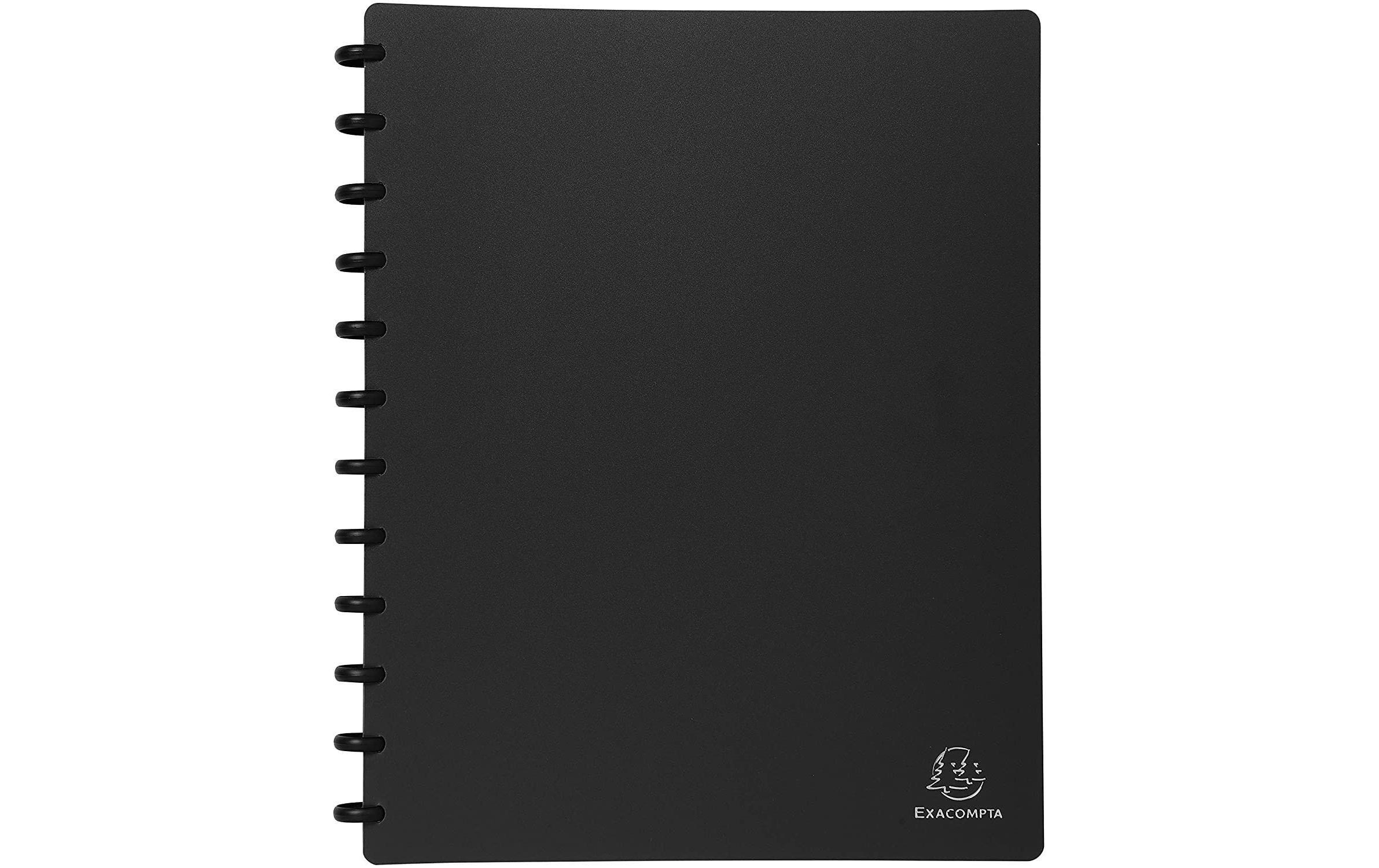 Exacompta Sichtbuch A4 Schwarz 30 Hüllen herausnehmbar, Polypropylen
