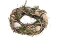 G. Wurm Osterkranz aus Holz Kunststoff Eier, Dekor, (B/H/T) 25x25x7cm