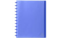 Exacompta Sichtbuch A4 Blau/Transparent 30 Hüllen herausnehmbar, Polypropylen