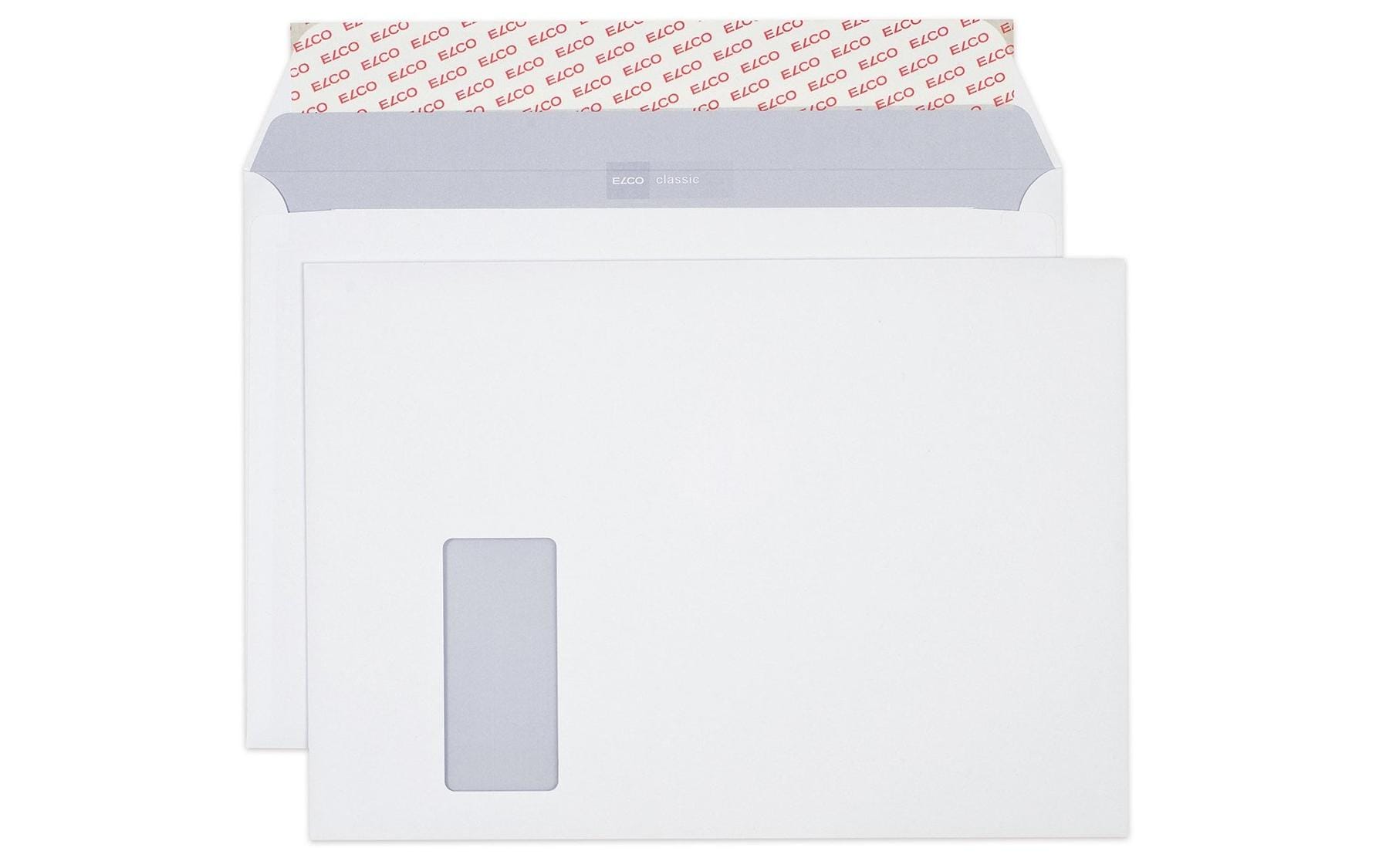 Elco Classic Couvert C4 120 gm2 Schachtel à 250 Stk., Fenster links