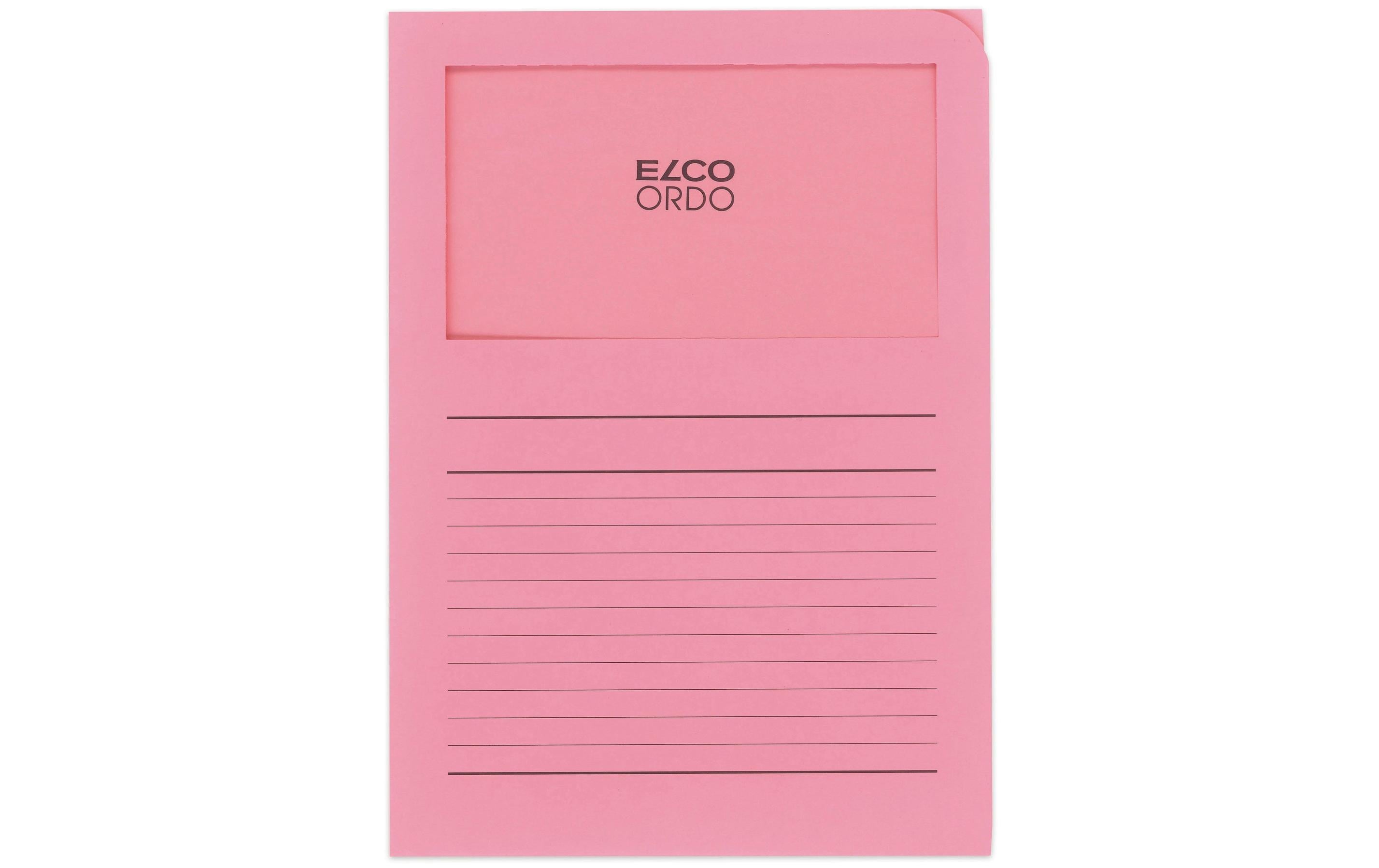 Elco Ordo Classico, Organisationsmappe 1 Schachtel à 100 Stk.,  rosa