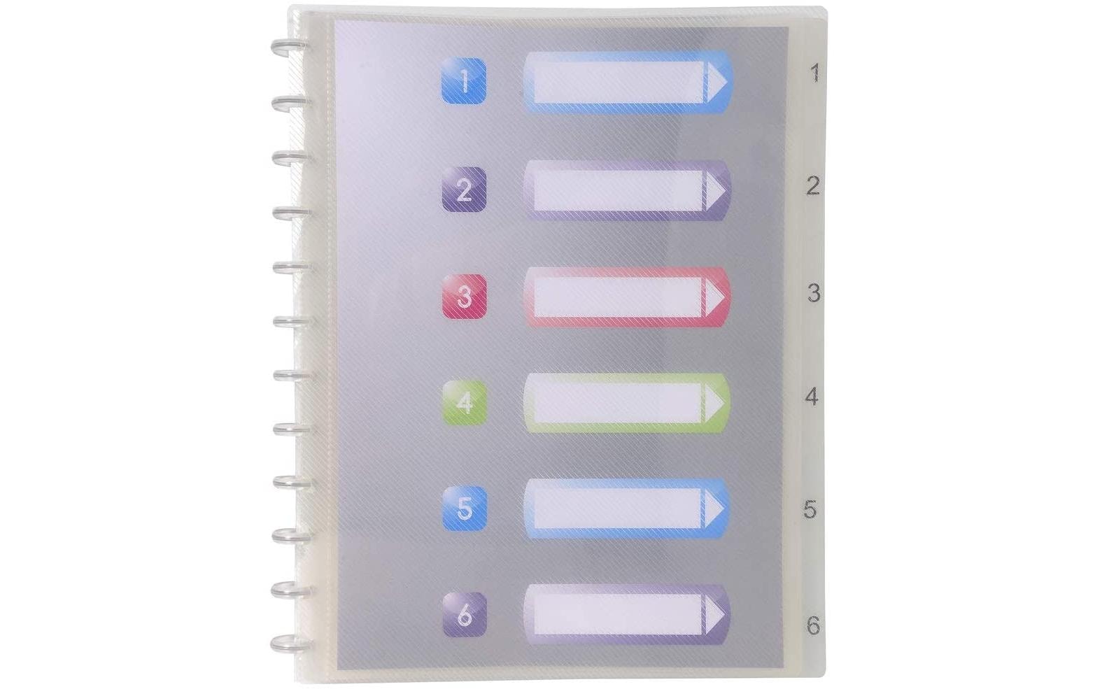 Exacompta Sichtbuch A4 Kristall 30 Hüllen herausnehmbar, Polypropylen