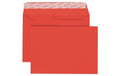 Elco Couvert Color C6 rot ohne Fenster 25 Stück, 100 gm2