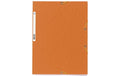 Exacompta Gummibandmappe A4 Orange 400 g/m²,3 Klappen,250 Blatt,Karton
