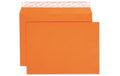 Elco Couvert Color C5 orange ohne Fenster 25 Stück, 100 gm2