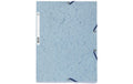 Exacompta Gummibandmappe A4 Hellgrau 400 g/m²,3 Klappen,250 Blatt,Karton