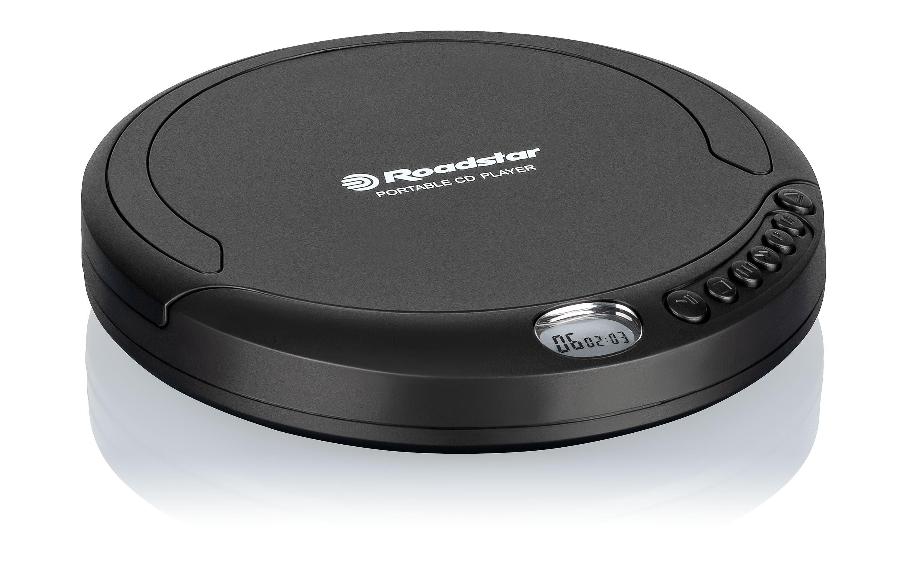 Roadstar PCD-425NCD Portable CD Player, Schwarz