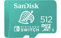 SanDisk microSDXC Card Nintendo Switch 512G U3, lesen 100MB/sec, schreiben 90MB/s