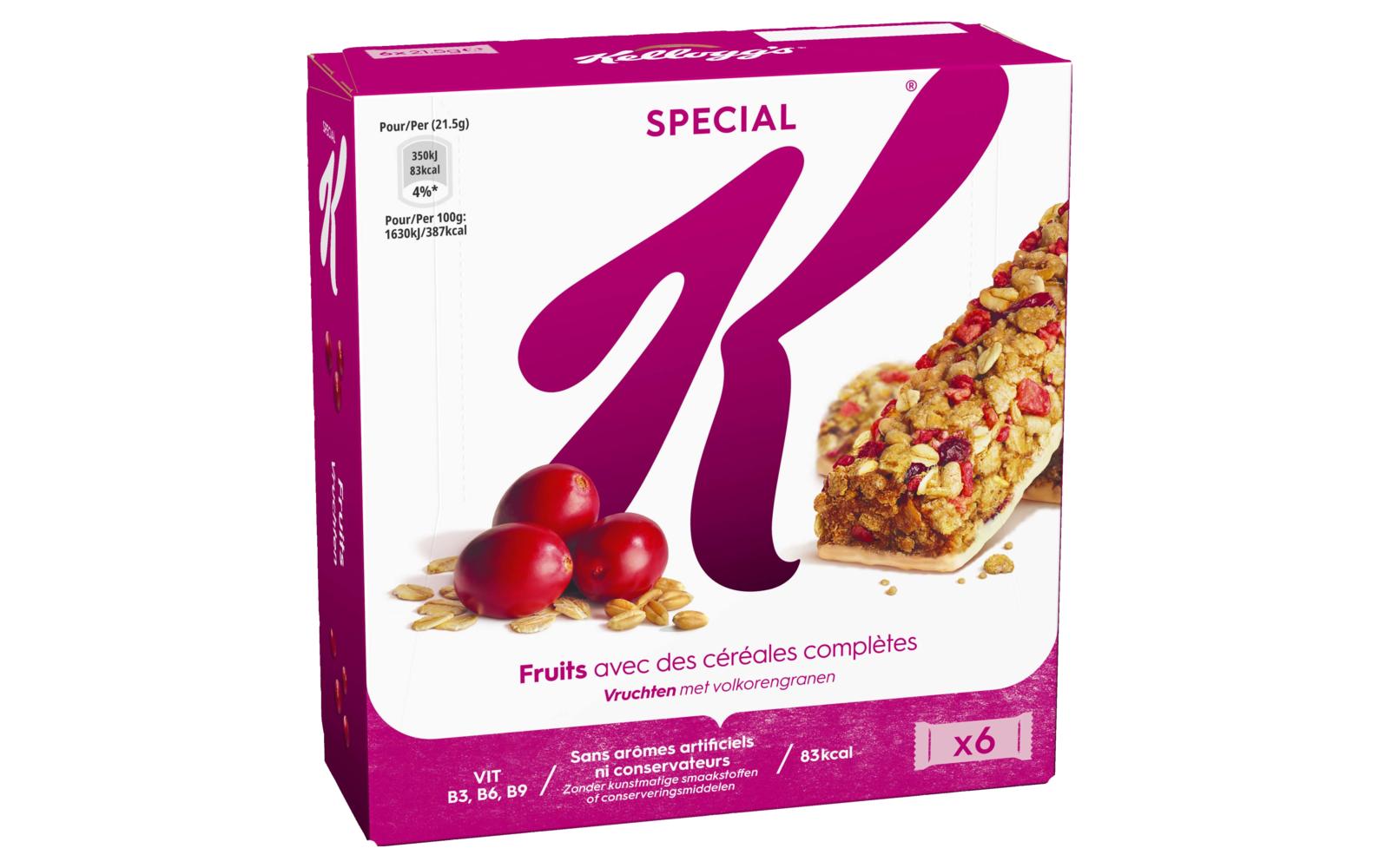 Special K Red Fruit Riegel 6 x 21.5g