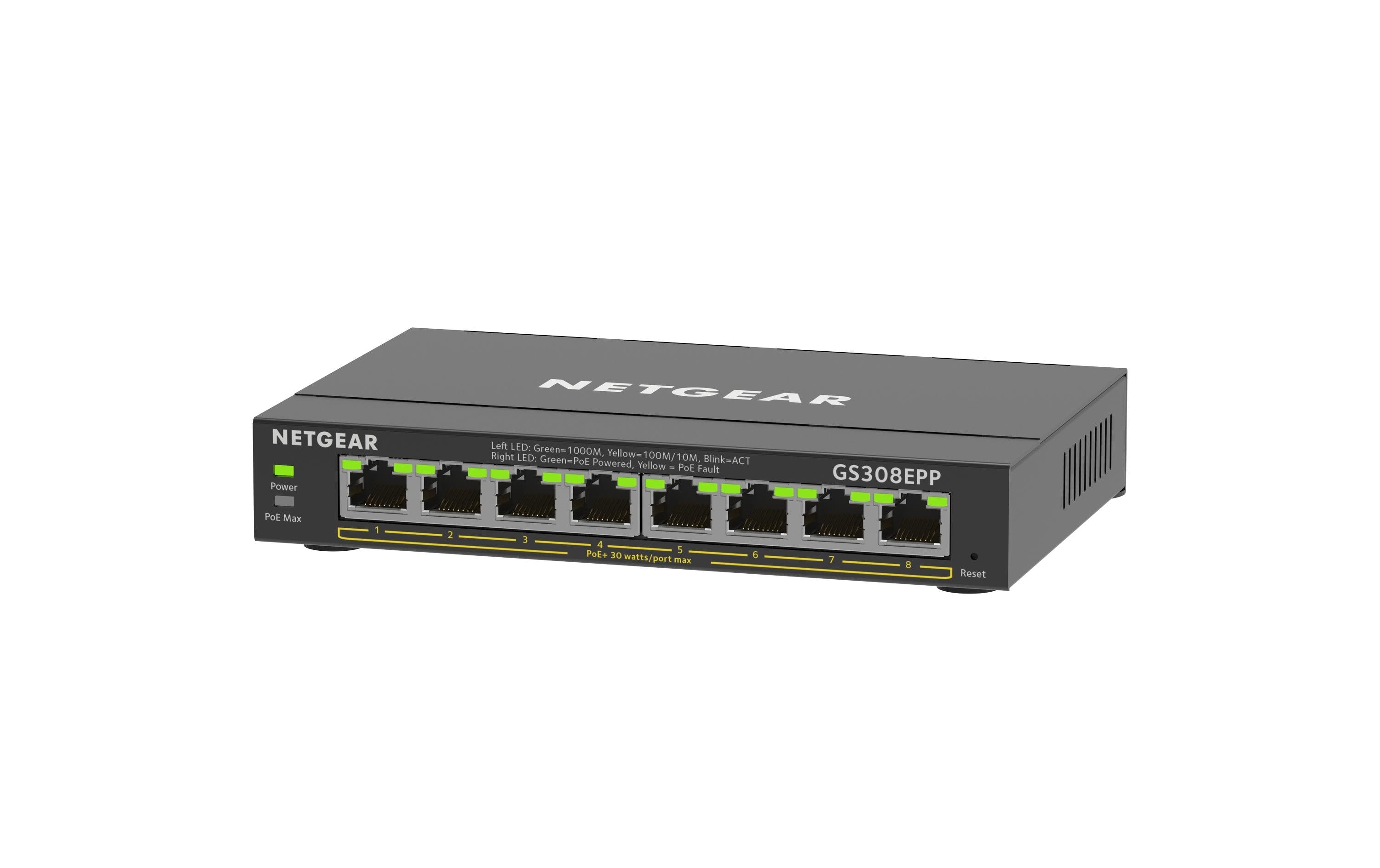 Netgear GS308EPP: 8 Port PoE Switch
