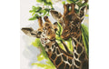 Crystal Art Kit Friendly Giraffes 30x30 cm