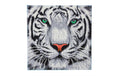 Crystal Art Kit White Tiger 30x30 cm