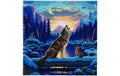 Crystal Art Kit Howling Wolves 30x30 cm