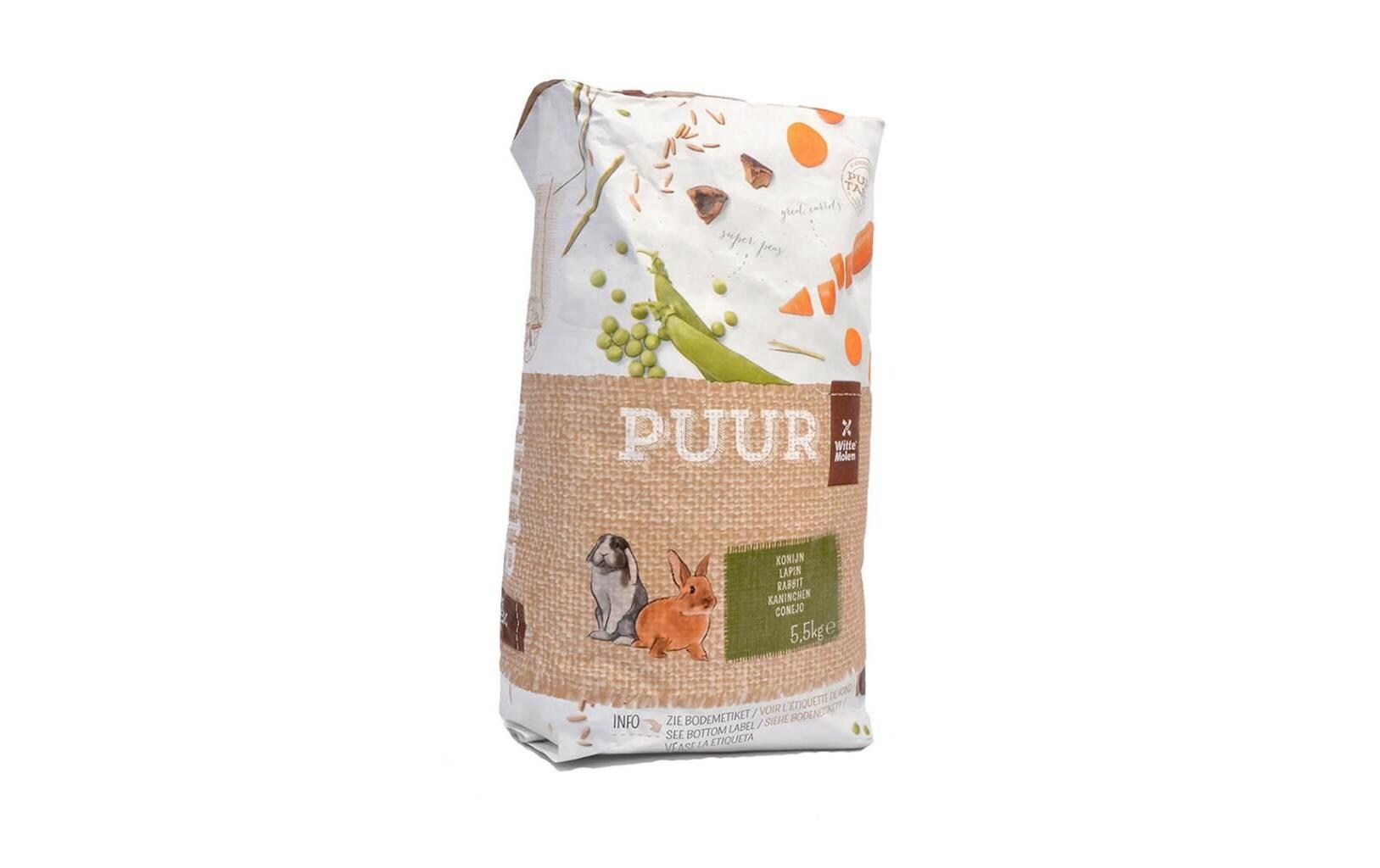 Witte Molen Puur Kaninchen Alleinfutter, 5.5kg