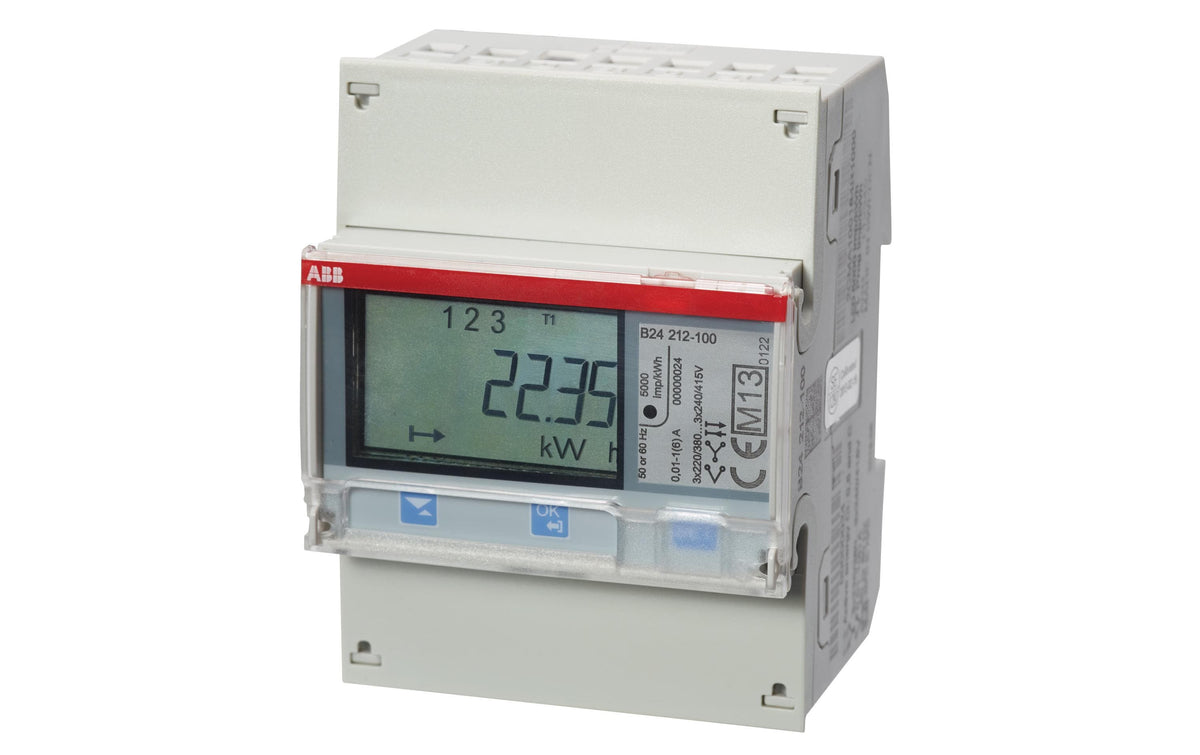 ABB Wechselstromzähler B24-212-600 3x400V, Messwandler, METAS / MID Zert.