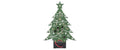 Whadda Christmas tree blue LED version with On/OFF switch