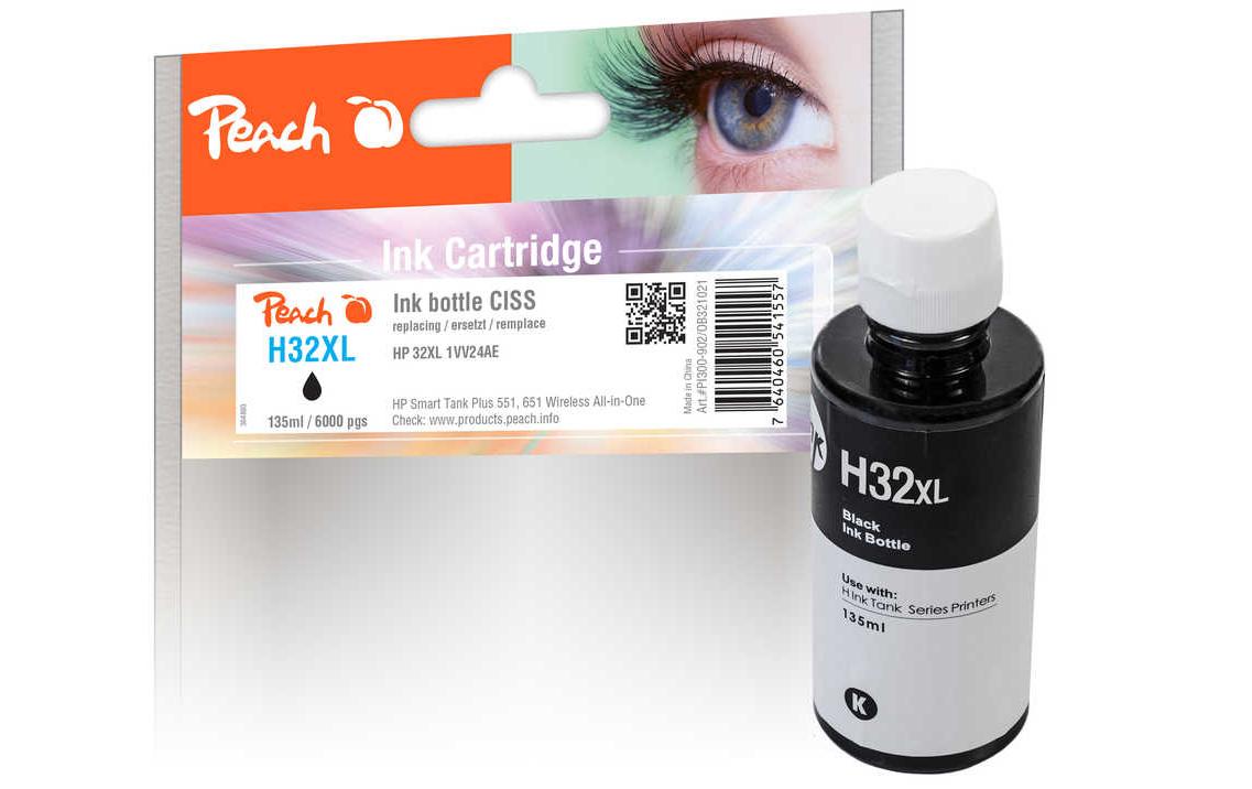 Peach Tinte HP 32XL, 1VV24AE 135 ml, black