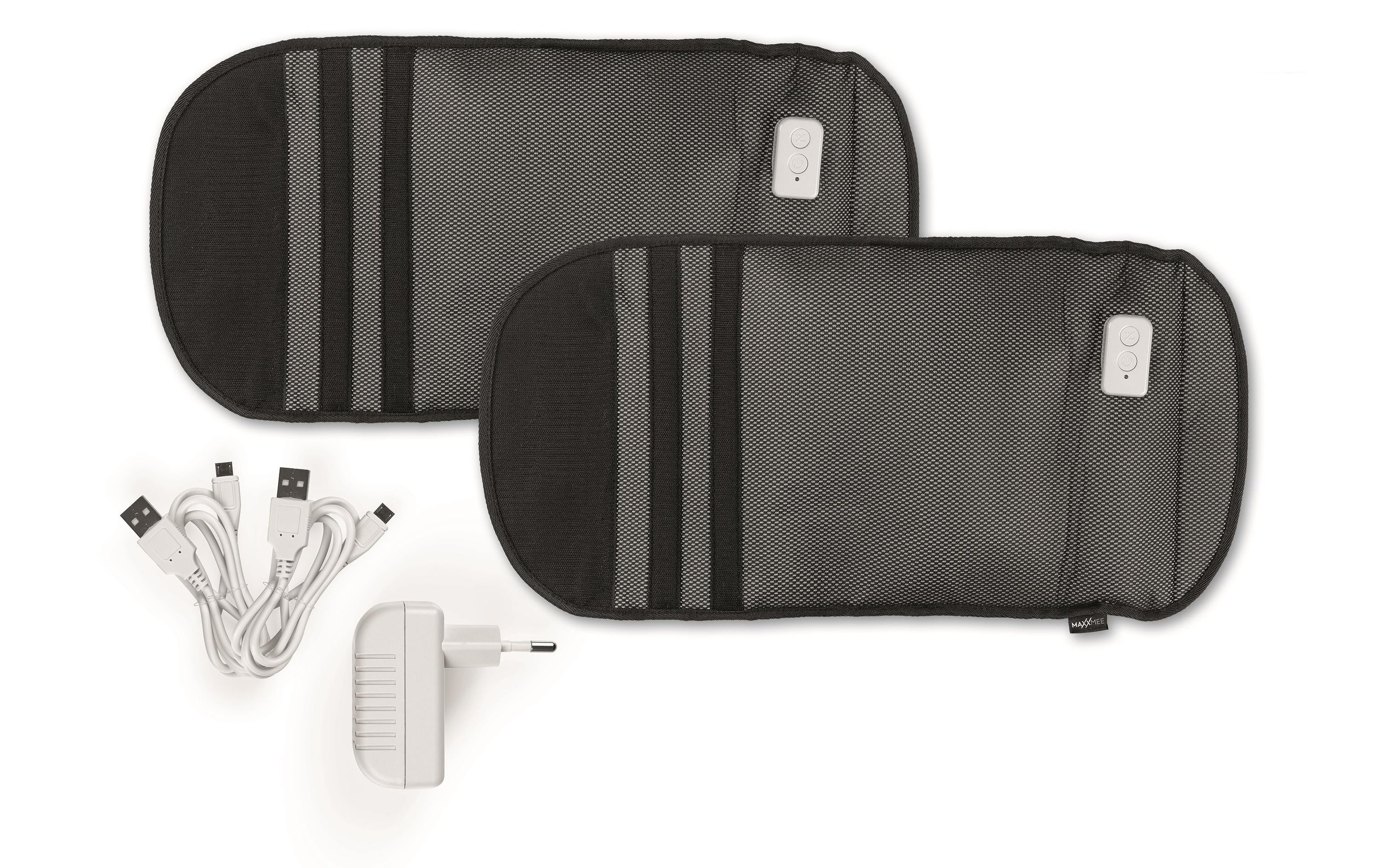 MAXXmeee Venen-Massagegerät 2er-Set 3,7V schwarz