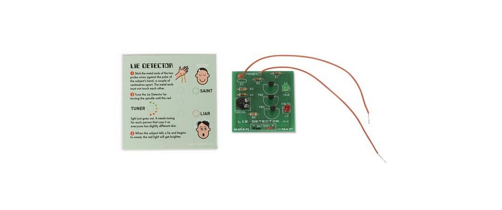 Whadda LIE DETECTOR MADLAB ELECTRONIC KIT