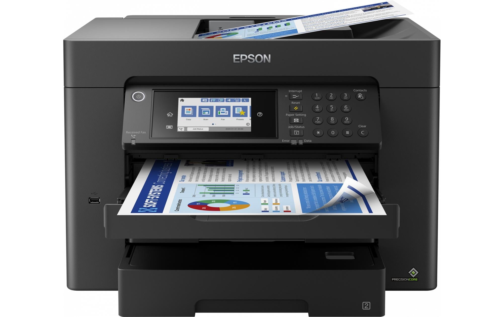 Epson WorkForce WF-7840DTWF, A3+, 4 in 1, Duplex,LAN/WLAN,USB2.0