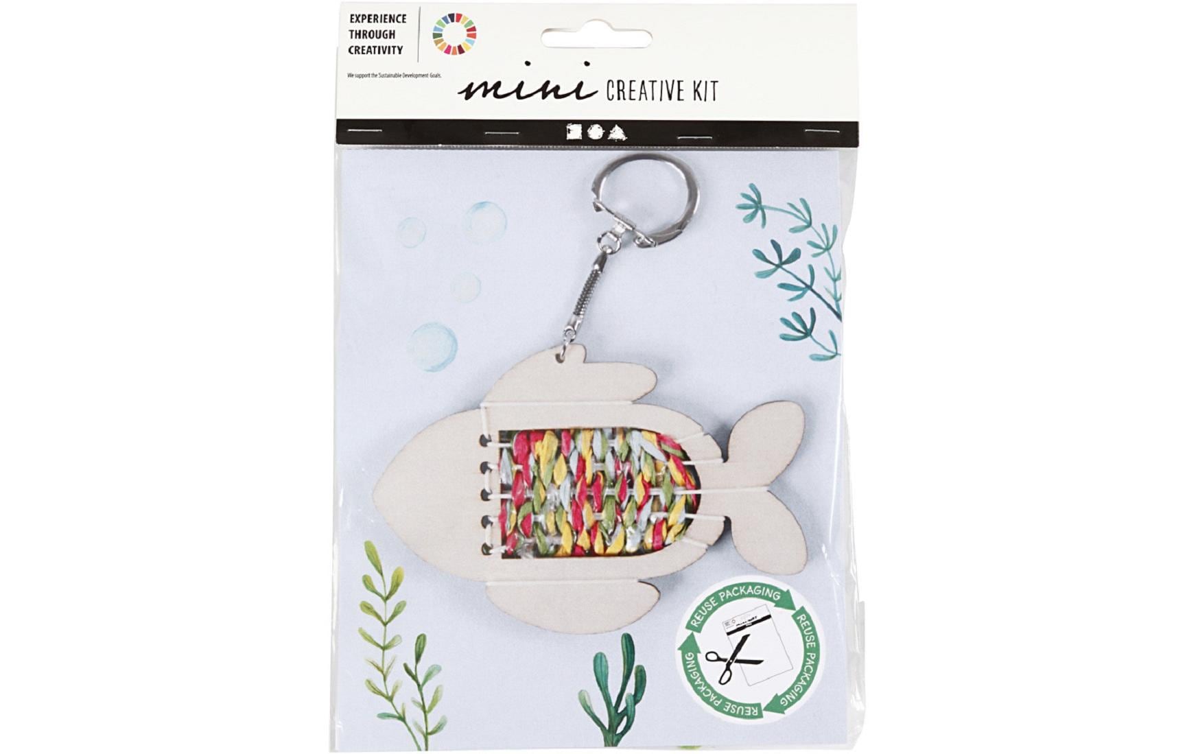 Creativ Company Bastelset MINI Holzfisch, 1 Set