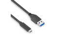 PureLink USB3.1 Gen2 USB-A-C, 1m, schwarz 10Gbps, 3A