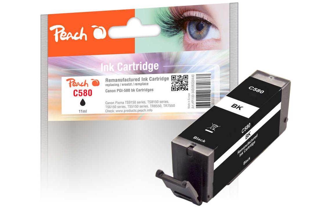Peach Tinte Canon PGI-580, 2078C001 11 ml, black
